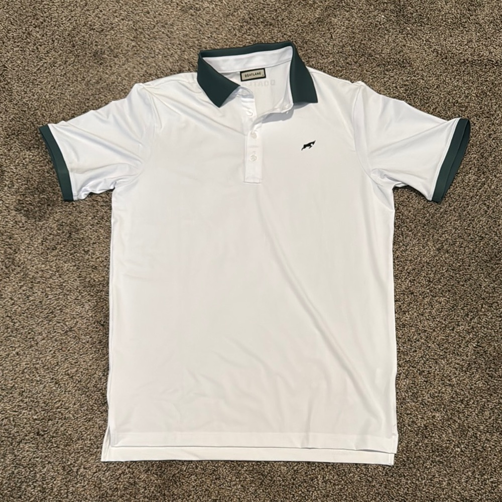 Goatlane Golf Tech Polo Green Collar - Men’s M - Never Worn